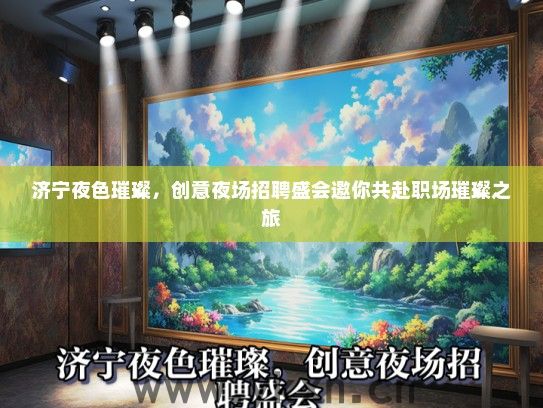 济宁夜色璀璨，创意夜场招聘盛会邀你共赴职场璀璨之旅